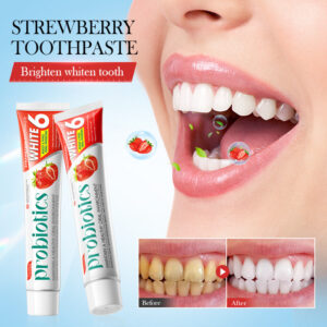 Plant Fruit Probiotic Toothpaste SADOER Oral Whitening Teeth Gum Care Toothpaste  Wholesale