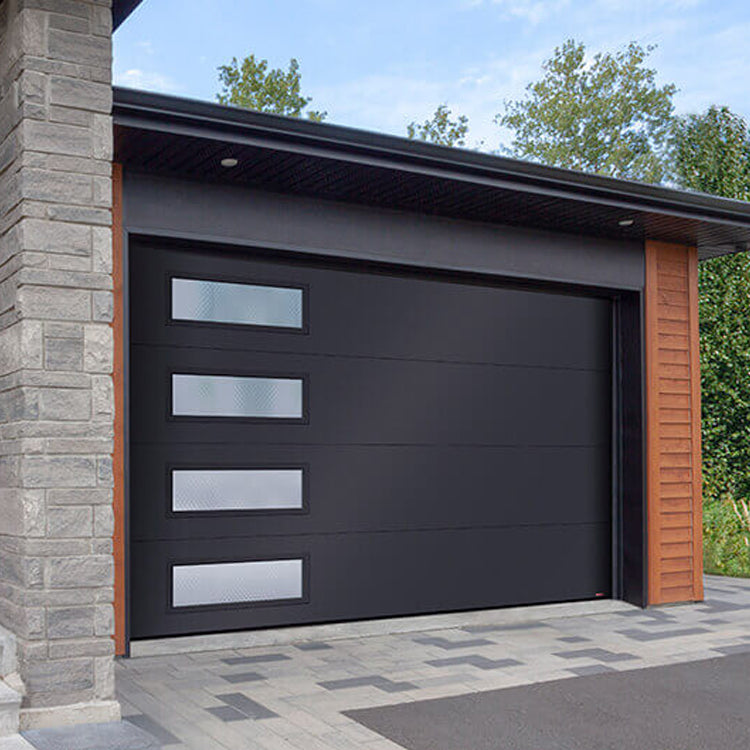 Modern Industrial Overhead Garage Door Motor Automatic Aluminum Glass Garage Door for Homes - 图片 3