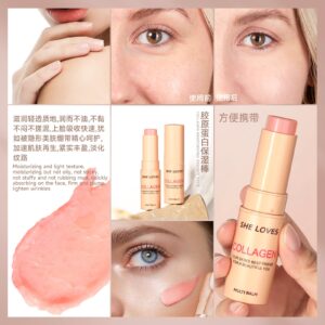 Exclusive Supply sheloves Collagen Essence Stick Moisturizing, Wrinkle-Reducing, Lifting, and Firming Facial Care Essence