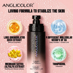 New Setting Spray Oil Control Waterproof Sweatproof Micron Spray Quick Film Formation Non-Cakey Quick Setting