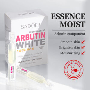 Niacinamide Whitening Ampoule Serum SADOER Arbutin Hydrating and Brightening Essence Cross-Border Wholesale