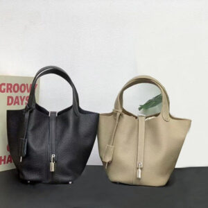 Genuine Leather Basket Bag2024New high-end casual bucket bag for women, top layer cowhide commuter handbag