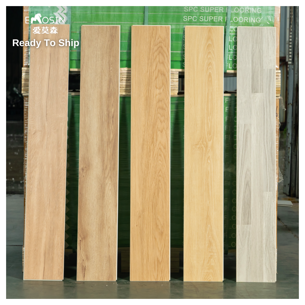 Waterproof Pvc Plastic Home Decor Click Oak 8mm Parquet Fishbone Spc Flooring - 图片 4