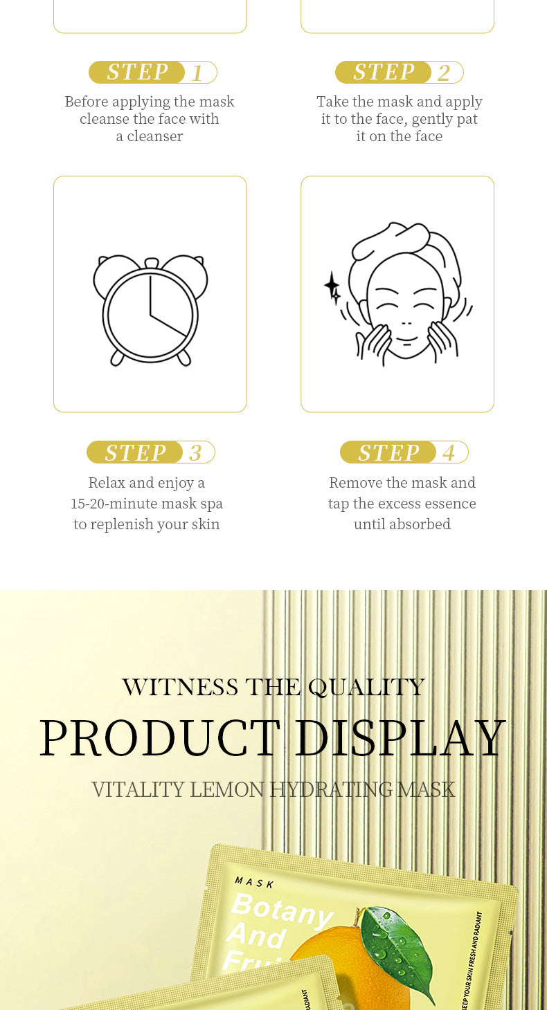 Fruit Mask SADOER Avocado Rose Hydrating Moisturizing Tablets Cross-border Foreign Trade Skincare Wholesale - 图片 44