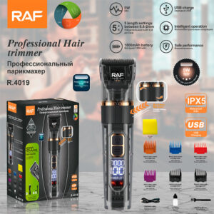 RAF Multifunctional Electric Hair Clipper Haircut New Electric Hair Trimmer Set Electric Clipper USB Interface
