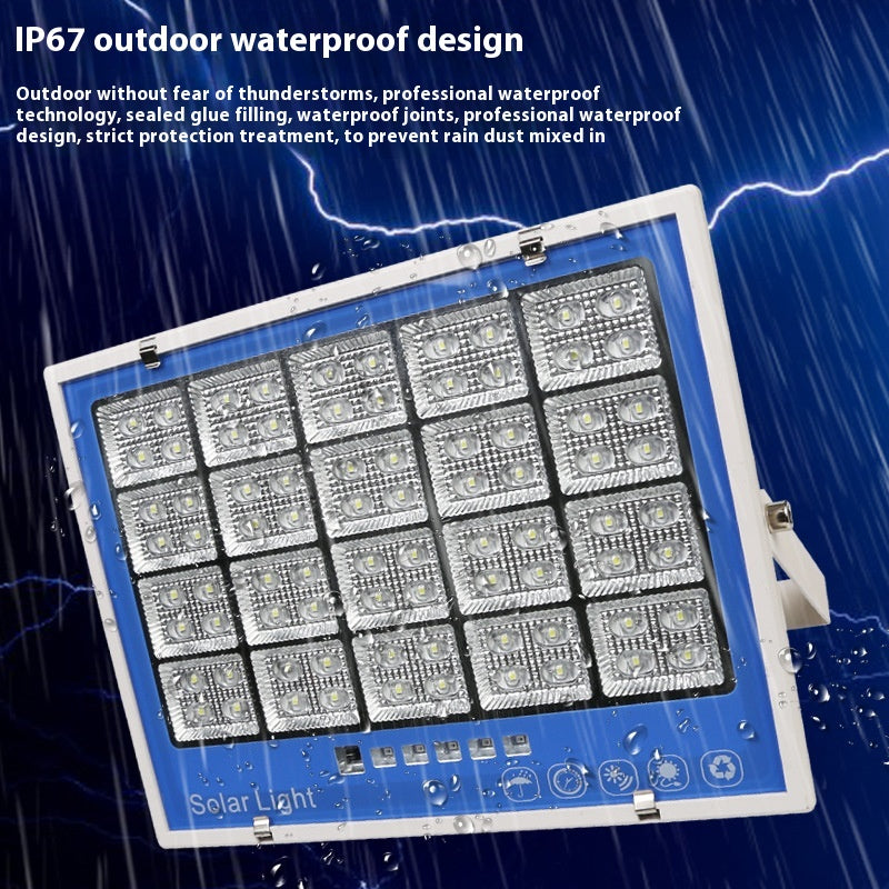 Super Bright New Rural Household LED Street Light Indoor/Outdoor IP65 Flood Light Waterproof Iron ABS for Roads Solar Panels - 图片 4