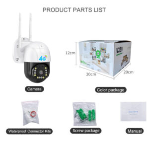 V380Outdoor4G Home surveillance camera detector Hd WiFi Camera Wireless Model Hot Sale
