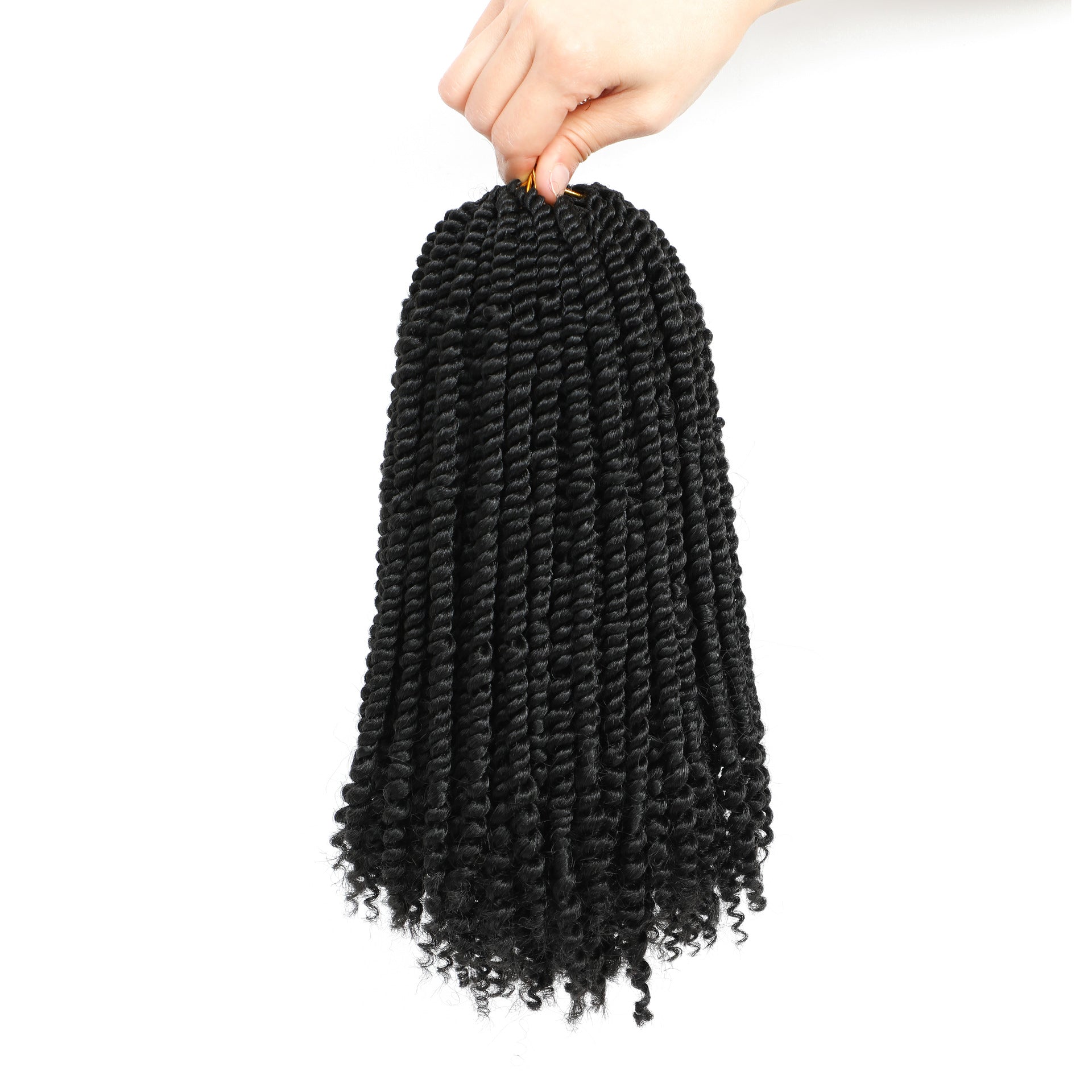 TEMU Cross-Border Foreign Trade Hot-Selling European and American Crochet Hair Synthetic Fiber Passion Twist Crochet Hair - 图片 6