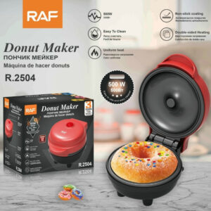 RAF European Standard Sandwich Maker Panini Machine Donuts Bread Maker Household Muffin Maker Baking Machine R2504