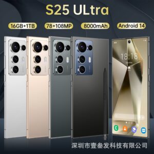 C-S25 Ultra Smartphone2+16 High-end7.3Inch Large Screen Factory4gG Mobile Phone