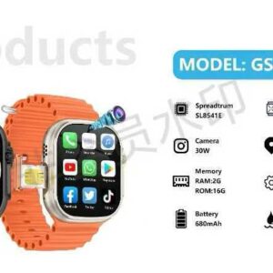 GS37Smart Watch5G Plug-in Card Full Netcom Google Store APP Download Front and Rear Dual Camera Video Shooting