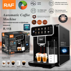 RAF European Standard Pump Pressure Coffee Machine Household Small Semi-Automatic Italian Coffee Machine Steam Milk Frother