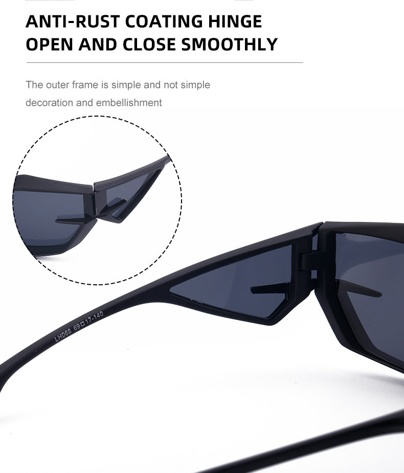 European and American style unique shaped sunglasses for men Y2K Millennium Future Technology Sunglasses for Women Trendy Glasses Wholesale - 图片 14