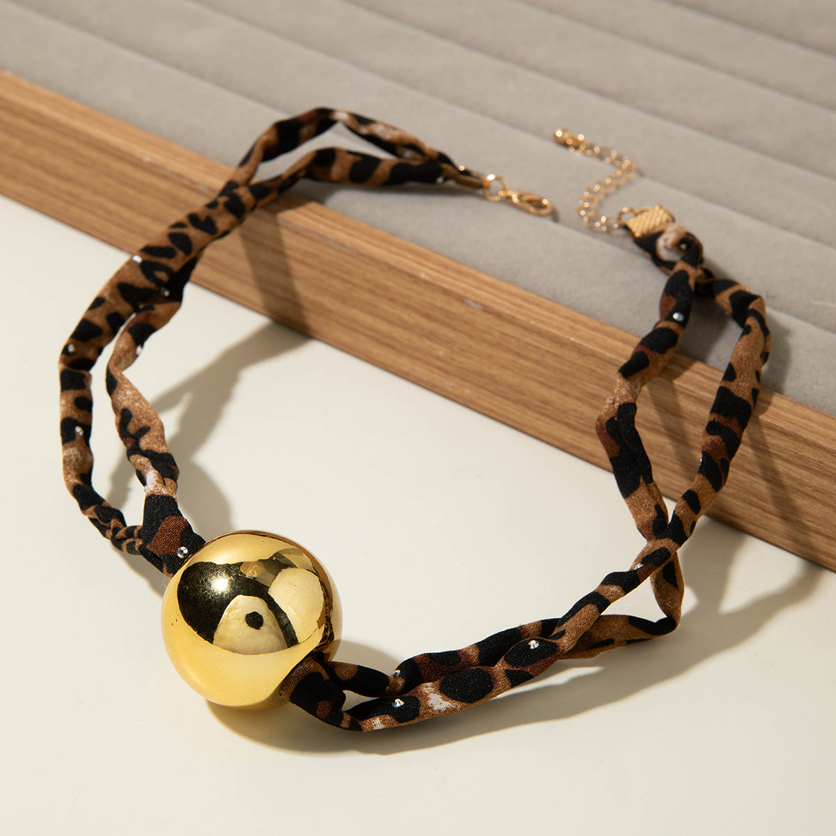 European and American Style Ocean-themed Cross Conch Starfish Pendant Leopard Print Exaggerated Necklace Collarbone Chain Jewelry - 图片 35