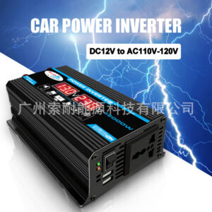 Vehicle Inverter300W 12V Turn110V 220V Dual Voltage Display Export to Southeast Asia E-commerce