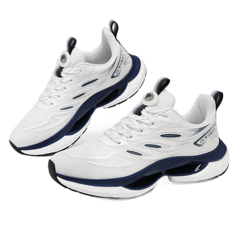 Summer Breathable Men's Shoes2025New Youth Sports Casual Running Shoes Student Lightweight Dad Mesh Trendy Shoes - 图片 5