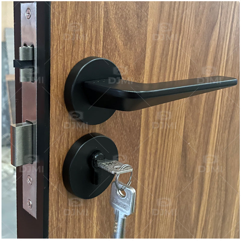 Wooden Color Plywood Hollow Aluminum Honeycomb Semi Solid Core Flush Door - 图片 3