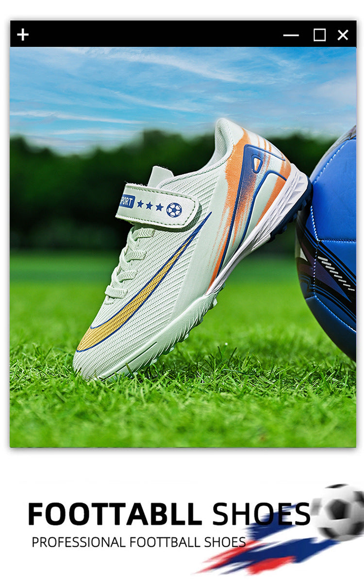 2025World Cup Children's Soccer Shoes Boys Youth Students Girls Spike Long Spike Competition Training Sports Shoes - 图片 11