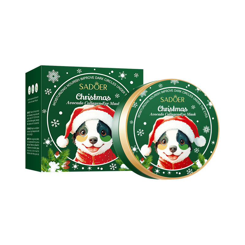 Christmas Blueberry Collagen Eye Mask SADOER Moisturizing Eye Mask Cross-Border Wholesale - 图片 8