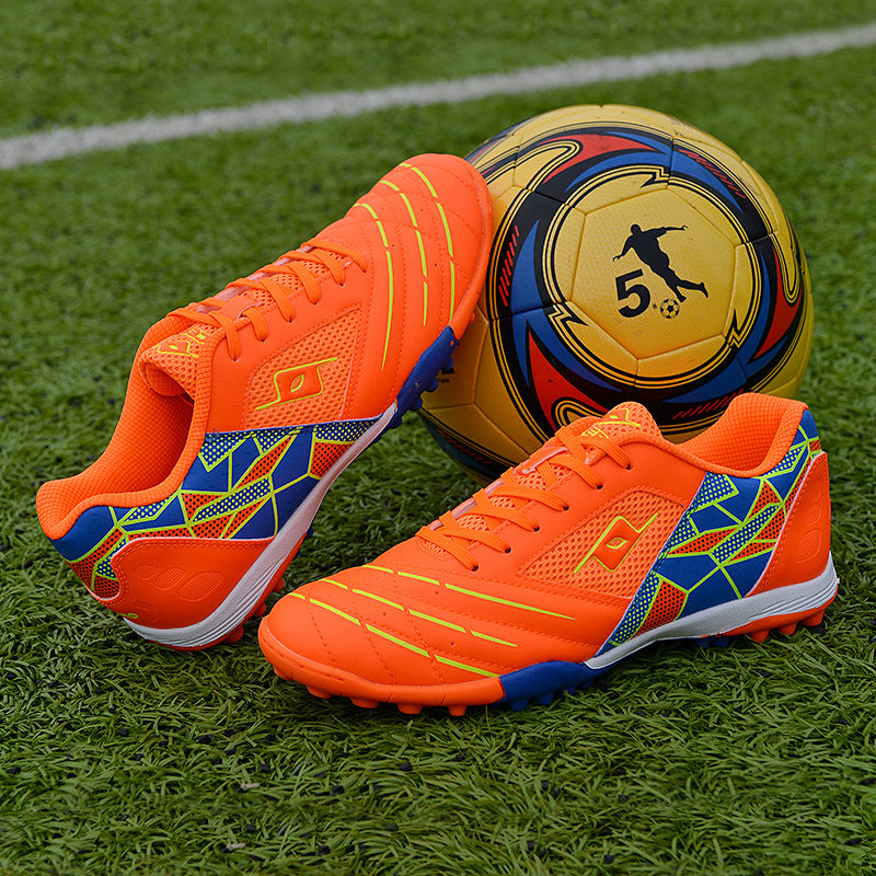 Men's Soccer Shoes TF Velcro Magic Tape Children's Sports Shoes for Primary and Secondary School Students and Teenagers for Sports Competitions and Training - 图片 8