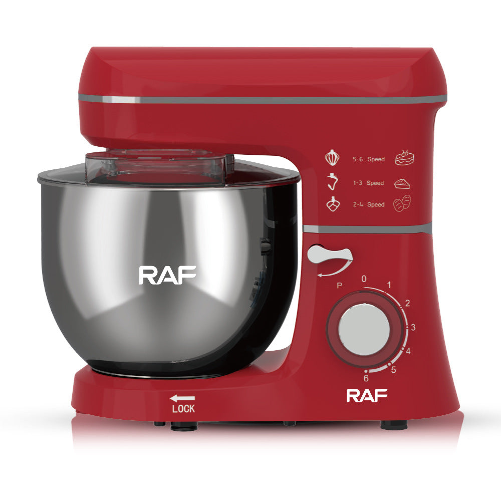 RAF EU Standard Kitchen Machine Stainless Steel Bowl High Power Dough Mixer Egg Beater Mixer Egg Beater - 图片 18