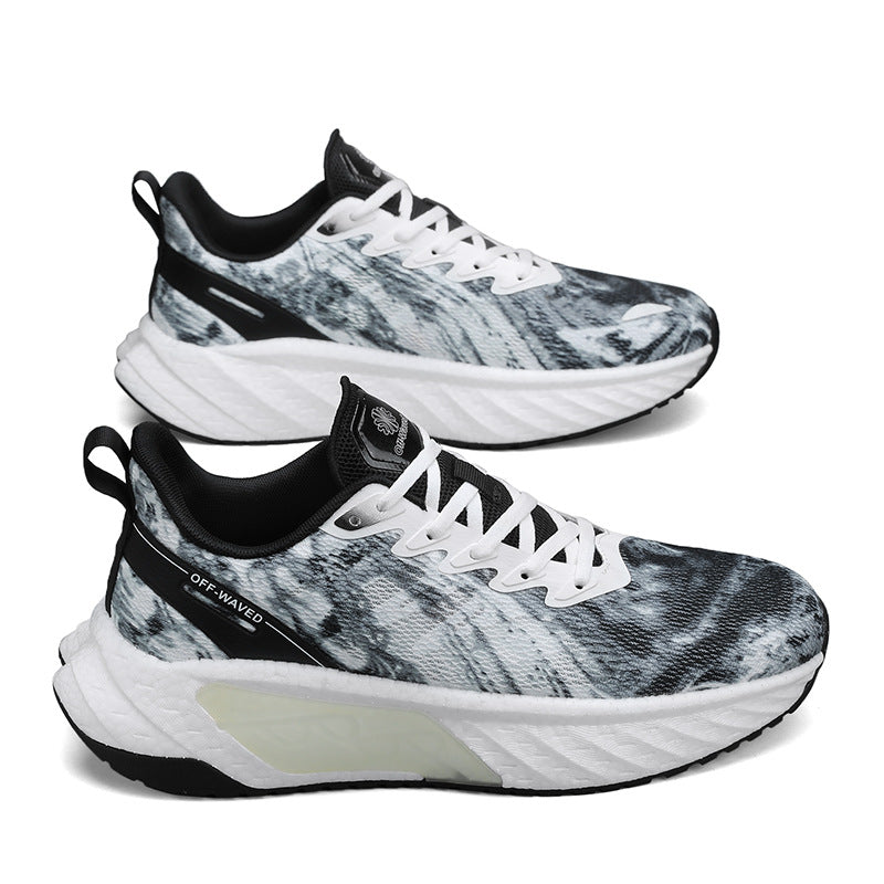 Marathon Running Shoes Soft Sole Cushioning Men and Women Mesh Training Running Shoes Rebound Physical Test Sports Student Sports Shoes Men's - 图片 3