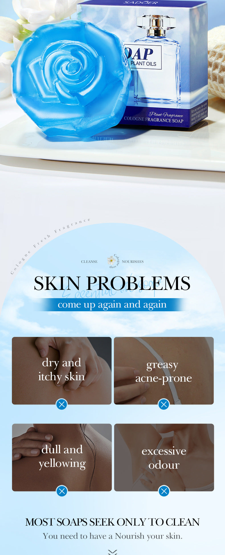 Handmade Soap100g Essential Oil Plant Fruit Deep Cleansing Body Soap Export Manufacturer Wholesale - 图片 25