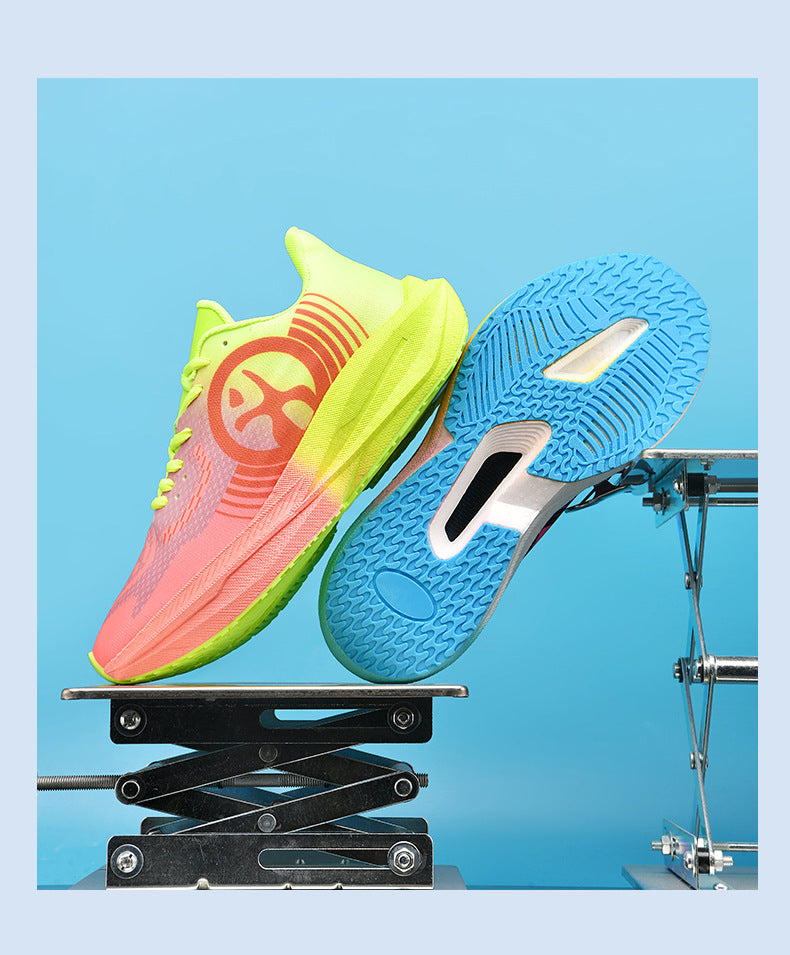 Massk New2025Carbon Plate Popcorn Bottom Running Shoes Men's Marathon Children's Sports Shoes Training Shoes - 图片 22