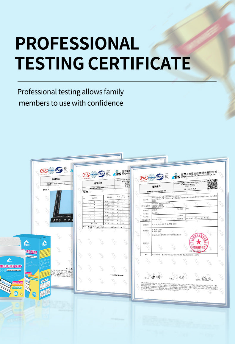 Wall Small Roller Brush Paint Cocoa Roller Dirty Graffiti Renovation Color Change Latex Paint Portable Water-Based Interior Wall Paint - 图片 19