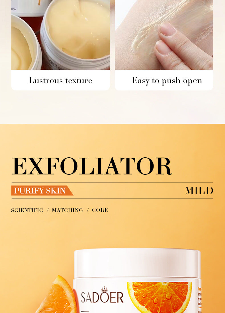 Vitamin C Lotion140g SADOER Deep Cleansing Gel Scrub Cross-Border Foreign Trade Wholesale - 图片 16