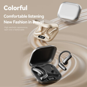 New product hang-over Bluetooth headset bone conduction wireless open rotator adjustable dynamic running ultra-long battery life