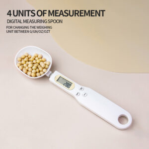 Factory direct kitchen baking weighing food complementary food ingredients two-color measuring spoon high precision electronic scale