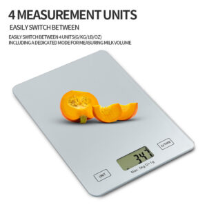 Factory foreign trade hot selling baking special kitchen scale touch screen tempered glass high-precision electronic scale three colors available
