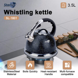 Amazon new honking kettle stainless steel chime kettle cross-border chime kettle moon handle whistle kettle