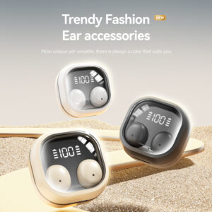 2025 new extra-small bluetooth headset mini invisible mini sleep side sleep noise reduction boys and girls go to work exercise