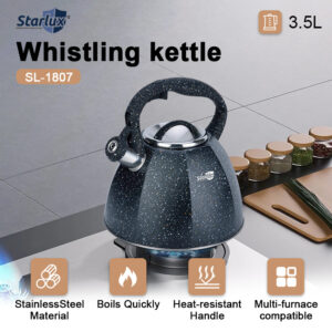 Spot 3.5L large-capacity, high-value, octagonal appearance, gas stove, induction cooker, general stainless steel, whistle kettle