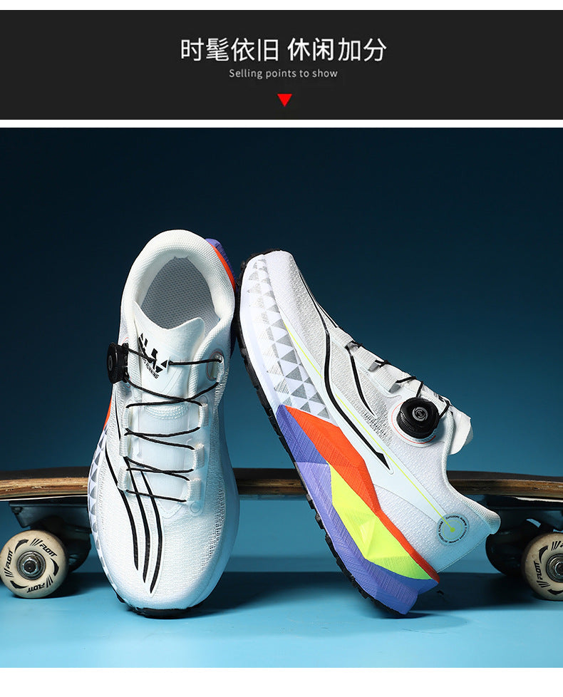 Full Palm Carbon Plate Sports Running Shoes Double Layer Popcorn Outdoor Trail Running Shoes Marathon Men's and Women's Shoes - 图片 14