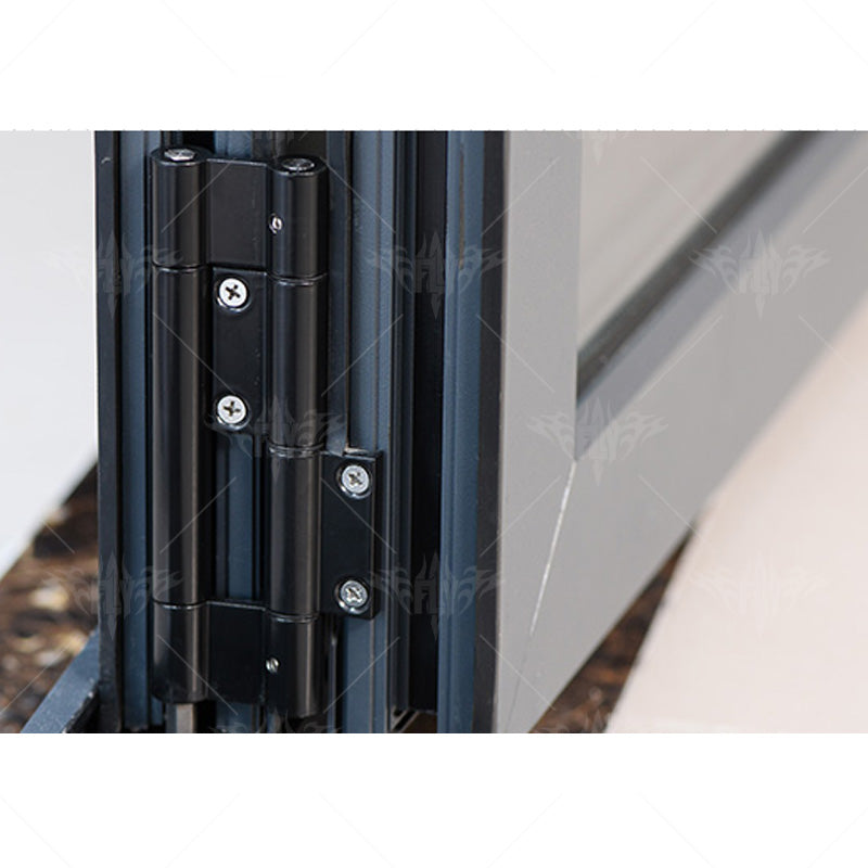 Bulk Bifold Doors Aluminium Folding Patio Glass Sliding Folding Patio Doors French Exterior Entry Door - 图片 3