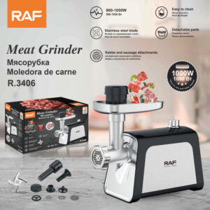 RAF European Standard 450w Household Small Meat Grinder Blender Sausage Stuffer Meat Grinder R.3406