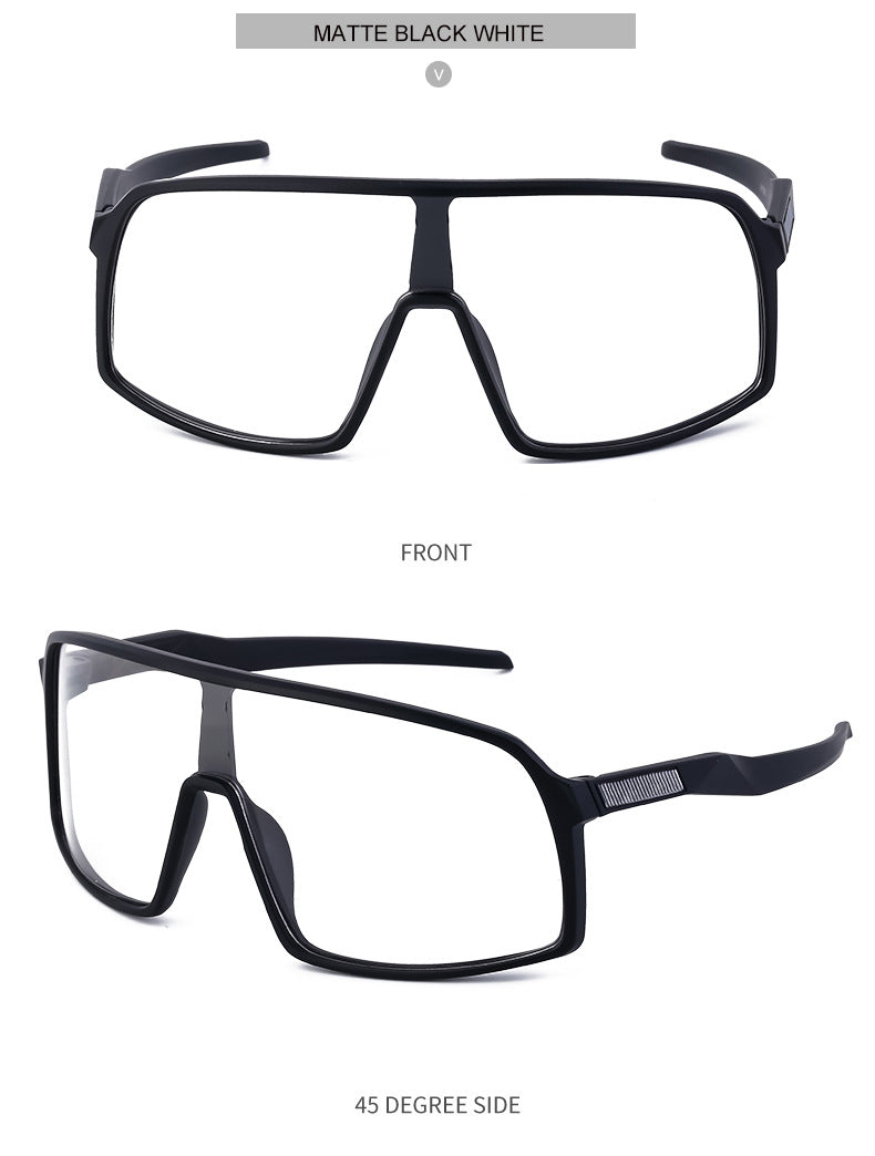 New Colorful Cycling Glasses for Men1998One-piece sunglasses European and American fashion outdoor sports sunglasses - 图片 72