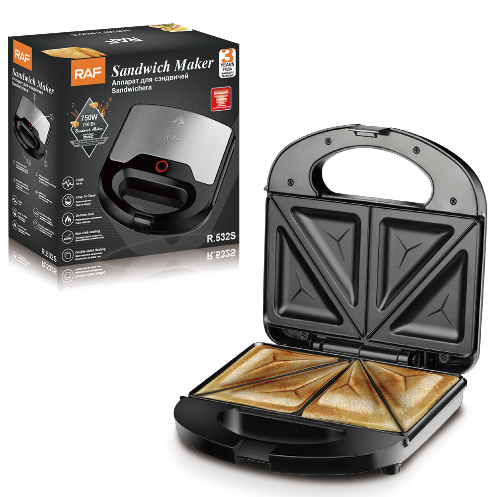 RAF European Standard Household Steak Breakfast Machine Internet Celebrity Mini Sandwich Light Food Strip Breakfast Machine R.532 - 图片 24