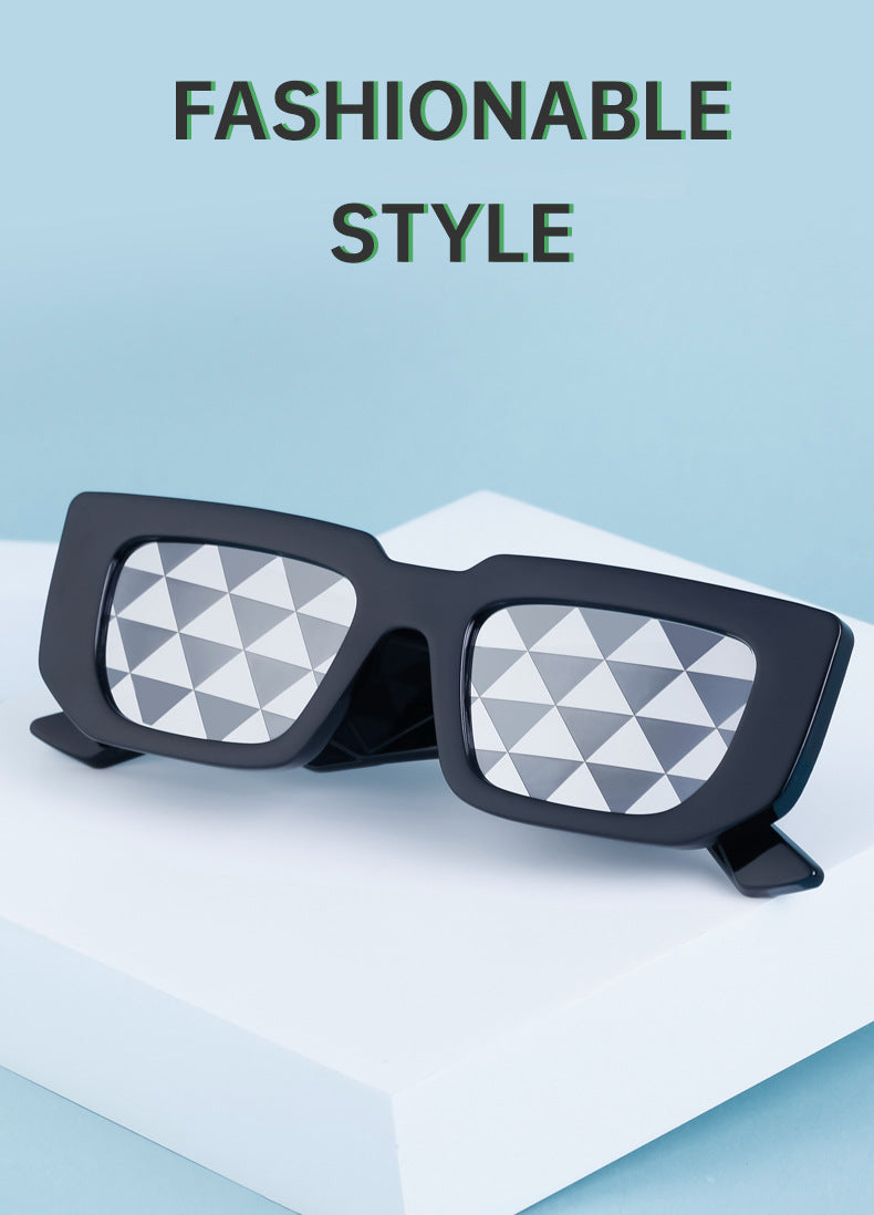 Fashion Small Frame Sunglasses for Women Trendy European and American Wide Leg Square Frame Sunglasses High-end Wholesale sunglasses - 图片 13