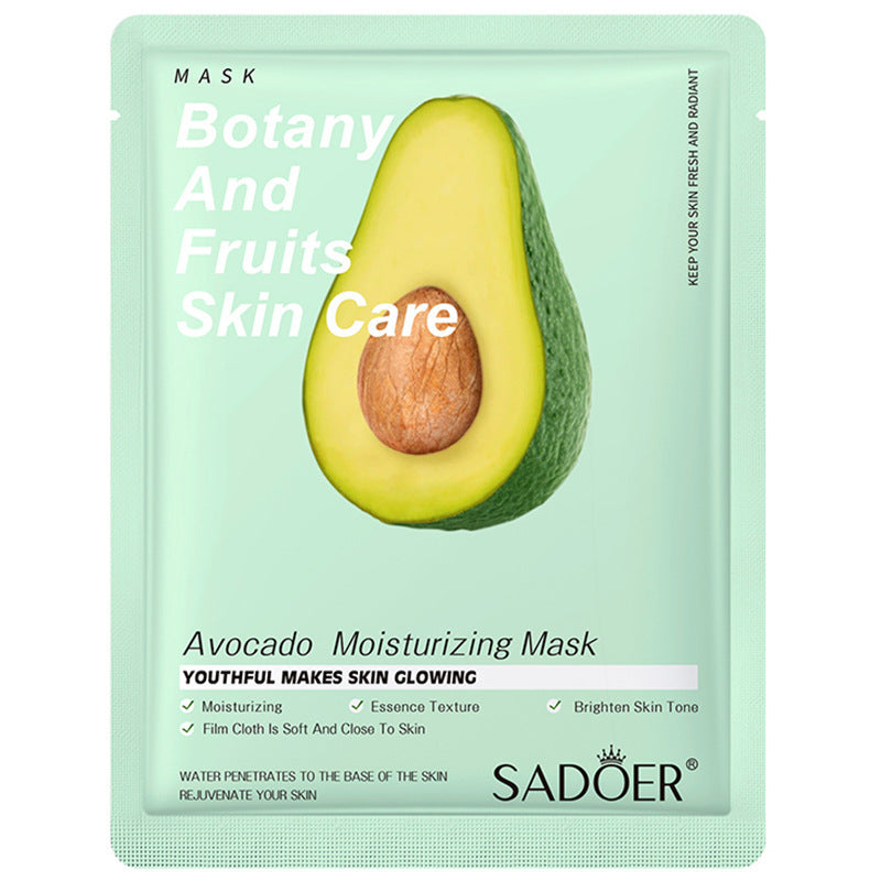 Fruit Mask SADOER Avocado Rose Hydrating Moisturizing Tablets Cross-border Foreign Trade Skincare Wholesale - 图片 4