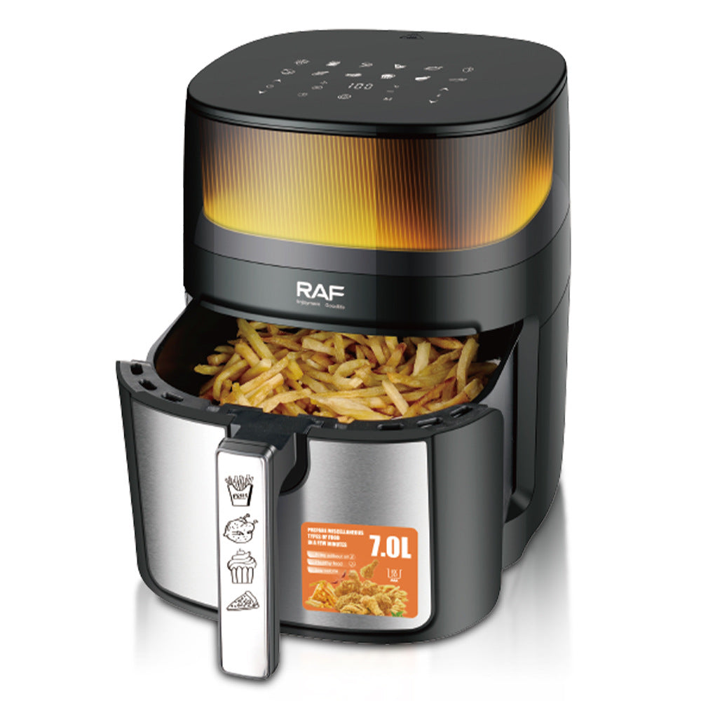 RAF European Standard Household Oil-Free Air Fryer Multifunctional Smart Oven French Fries Electric Fryer Touch Screen R.5287 - 图片 18