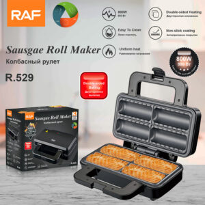 RAF European Standard Household Hot Dog Machine Sausage Grill Breakfast Sausage Maker Ham Sausage Maker Grilling Machine R.529