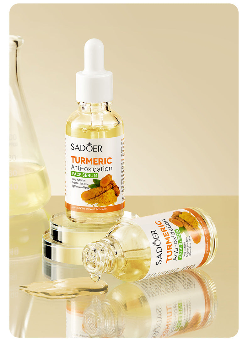 Turmeric Skincare Set SADOER Cleansing, moisturizing, hydrating five-piece set for foreign trade wholesale - 图片 44