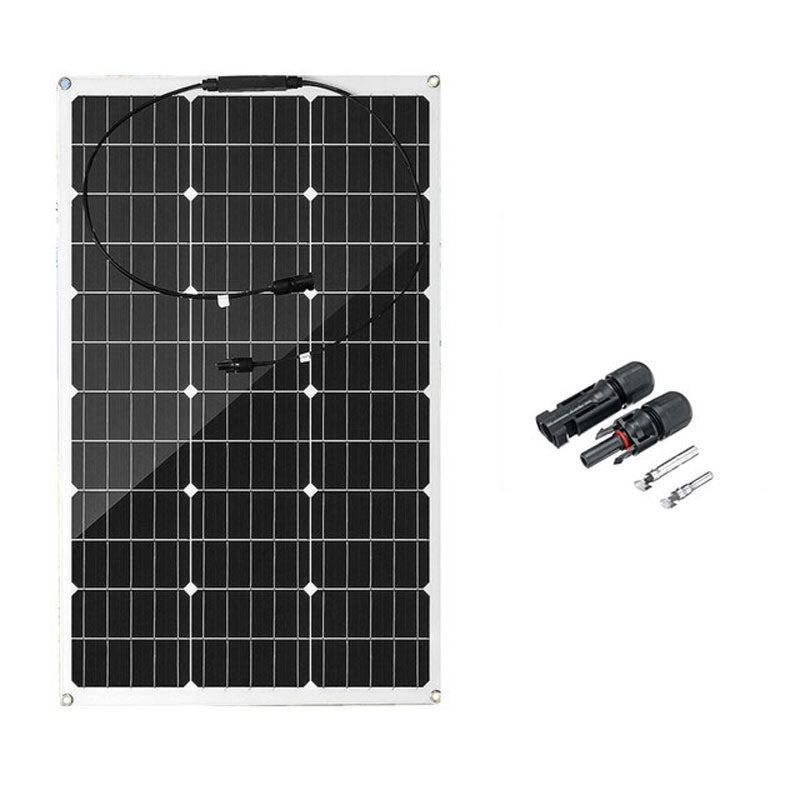 Factory Direct Solar Panel 200W 18V Flexible Emergency Charging Home/Camping Outdoor Photovoltaic Battery Panel - 图片 4