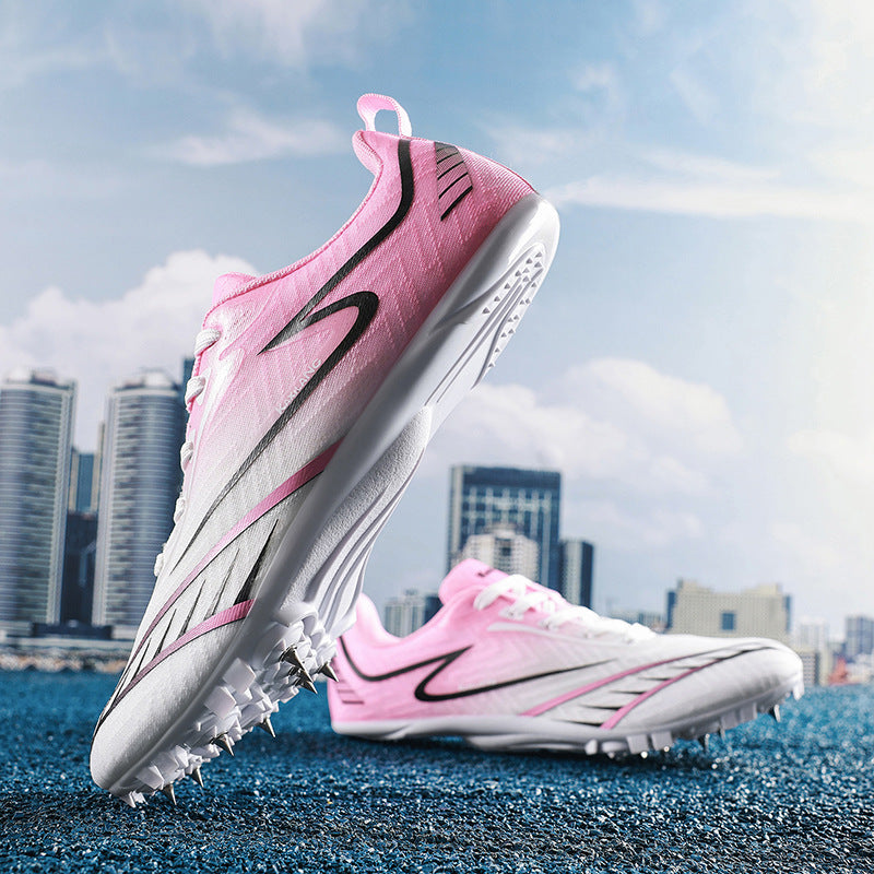 8Mesh Surface Sprint Shoes Track and Field Triple Jump Competition Training Shoes Unisex Sports Shoes for Middle School Entrance Exam All-around Sports Shoes - 图片 3