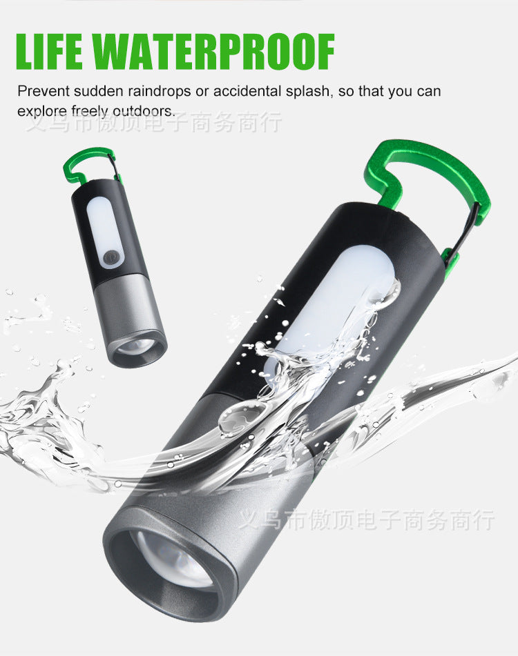 Multifunctional Flashlight Portable Keychain Magnetic Suction Light USB Rechargeable Lighting Work Light LED Sidelight - 图片 19
