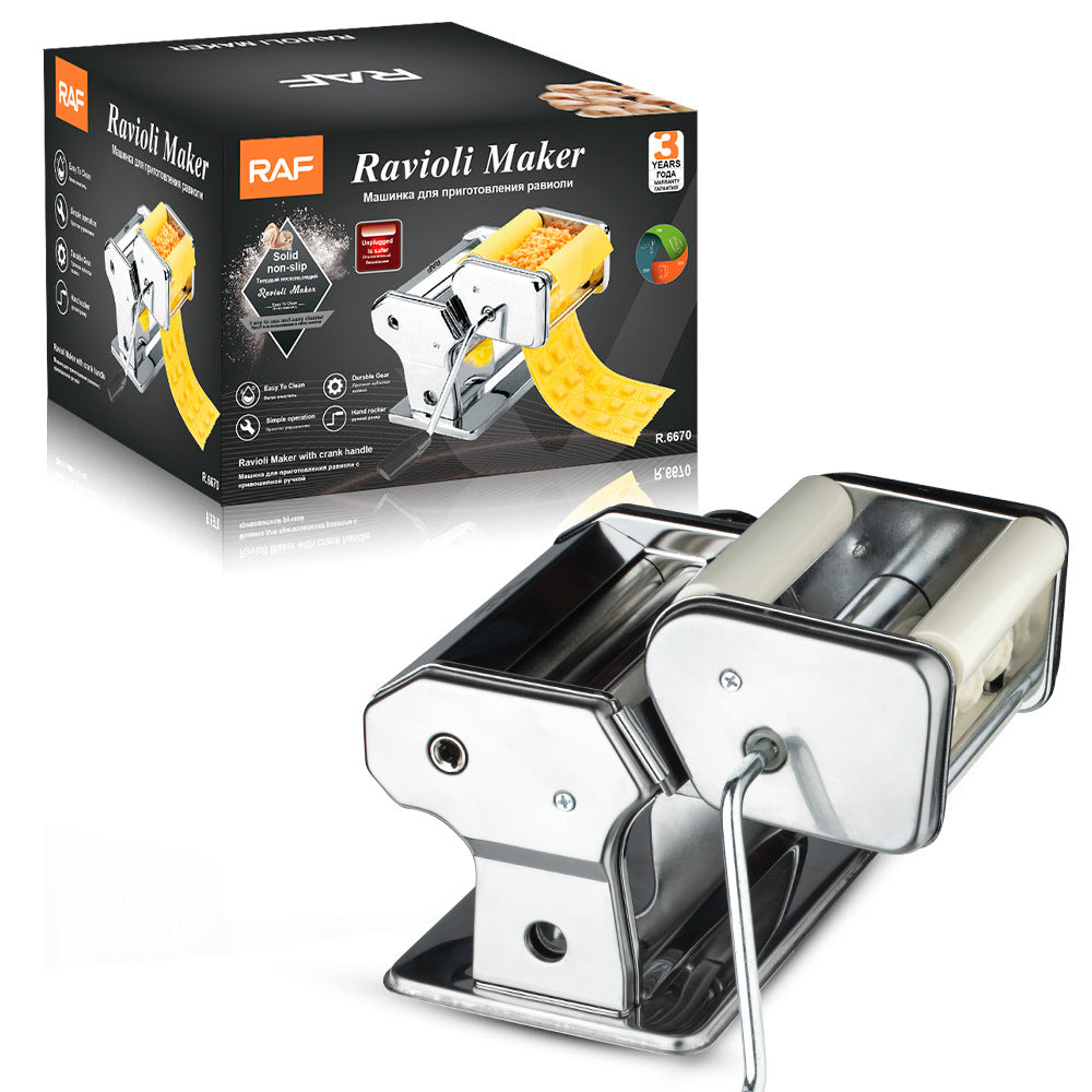 RAF Household Old-fashioned Manual Wonton Maker Noodle Press Multifunctional Small Noodle Pressing Dumpling Skin Making Machine - 图片 11